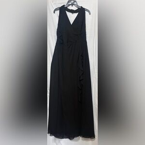David's Bridal Black Maxi Dress